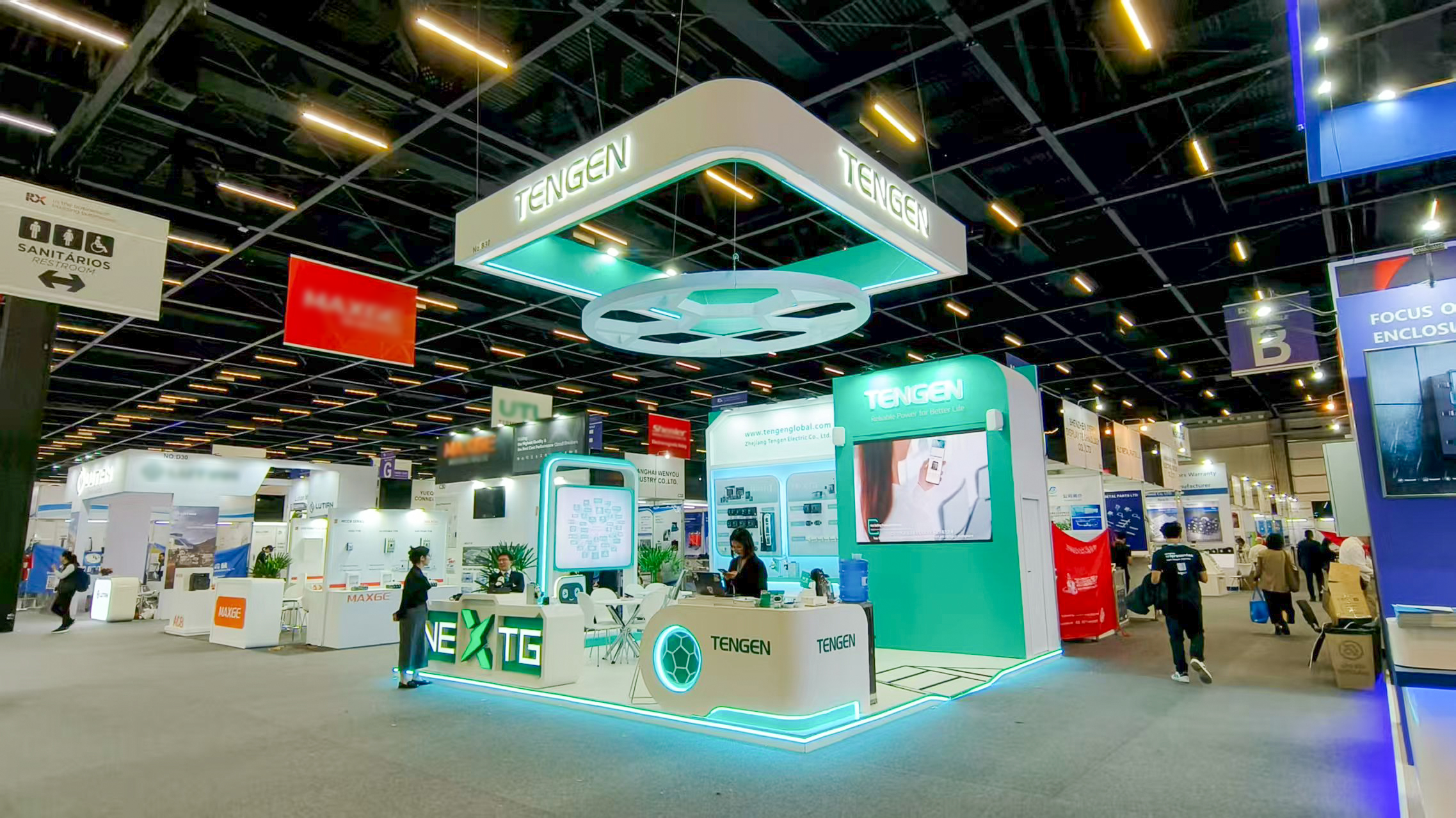 闪耀拉美丨pg夺宝赏金女王亮相FIEE巴西国际电力展